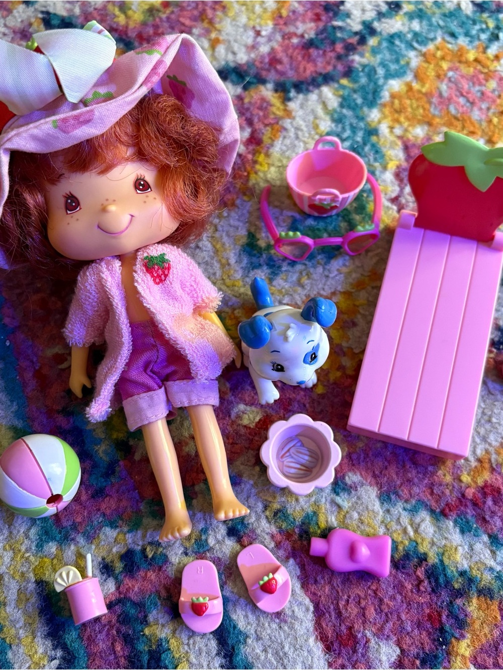 Strawberry shortcake doll set 2002 y2k